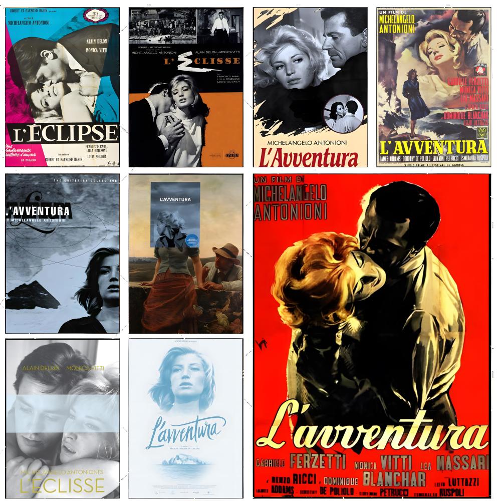 Home Cinema Gifts - Lavventura Klasik Sinema L-Lavventura Posteri Premium