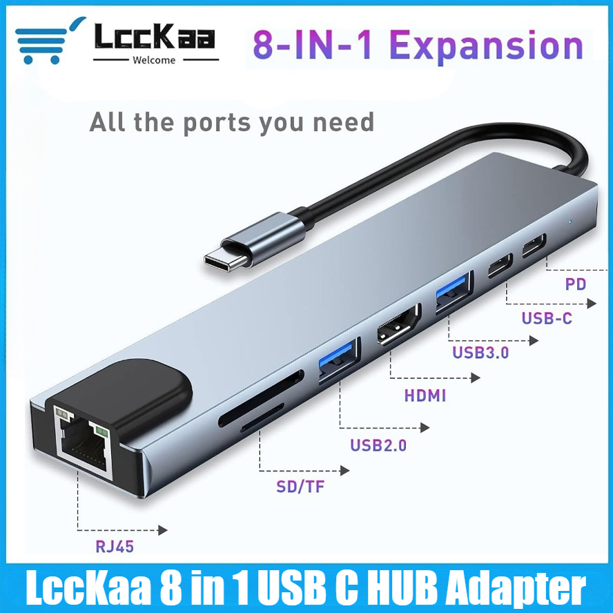 Home Cinema Usb - USB C Hub 8/7'si 1 arada
