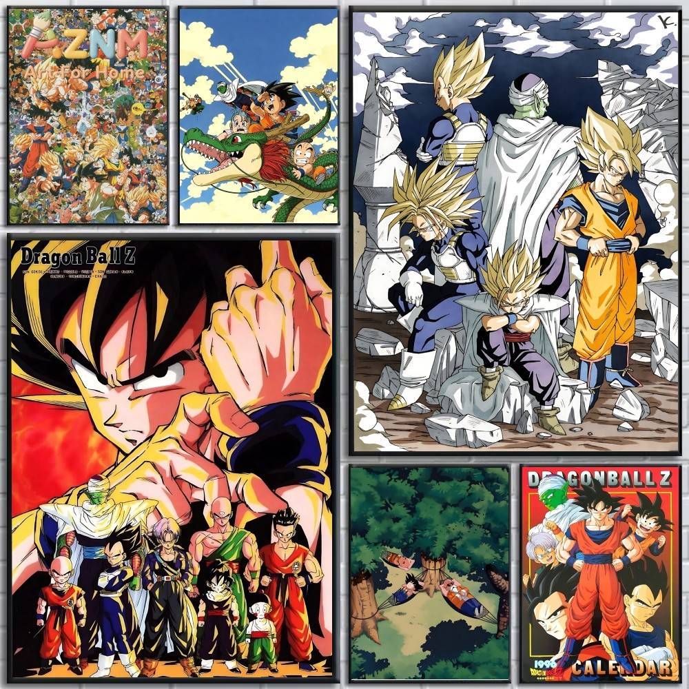 Home Cinema Classic - AZNM Dragon Ball Z Çerçevesiz Tuval