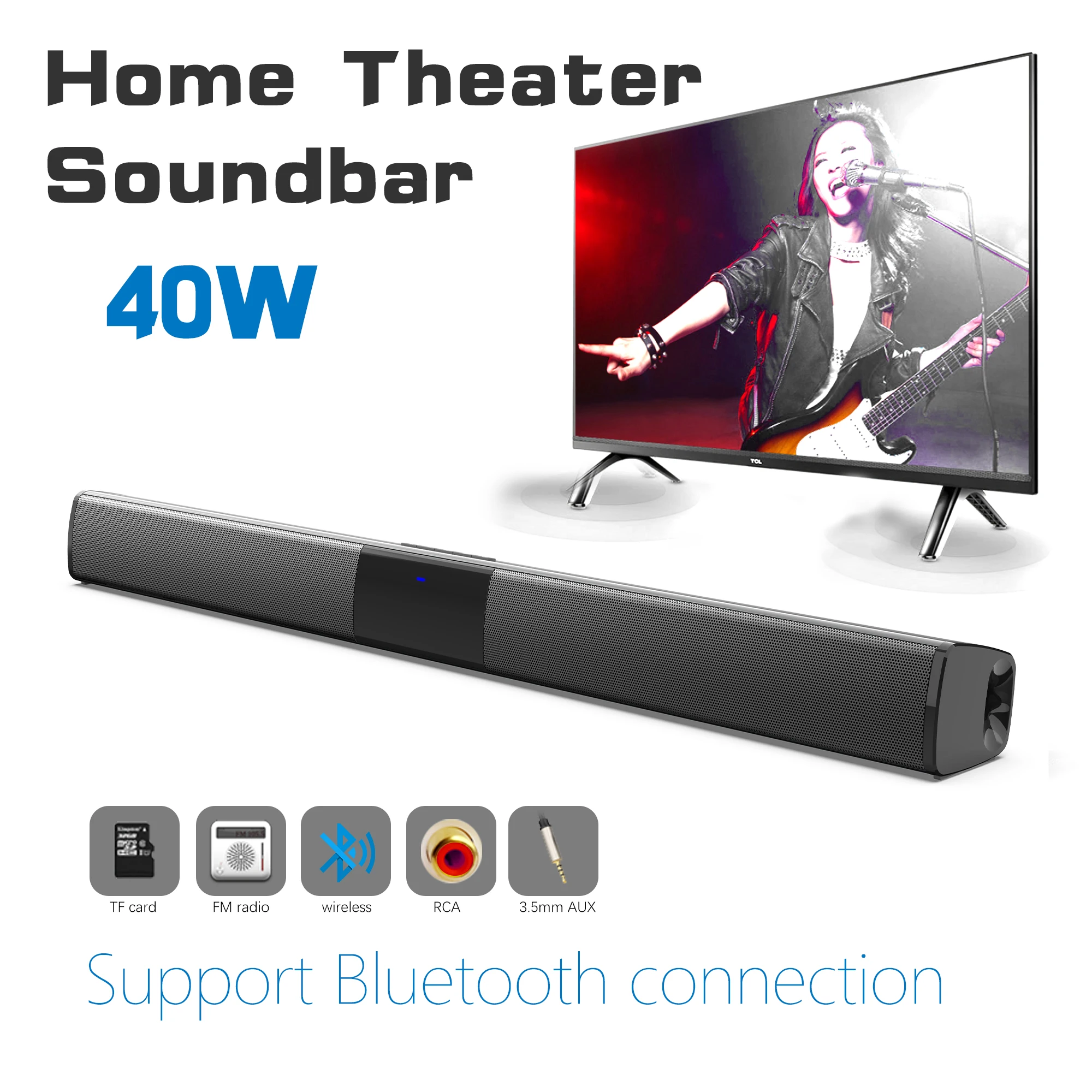 Home Cinema Complet - TV bilgisayar için 40W yüksek güç