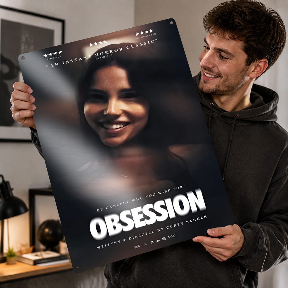 Home Cinema Gifts - Obsession Film Metal Posteri Sinema Duvar