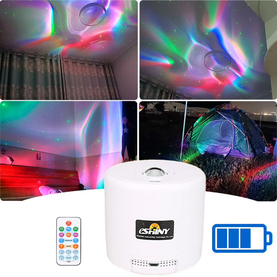 Home Cinema Led Projector - SA204 RGB LED Motif Aurora Projektör