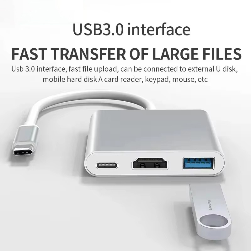 Home Cinema Usb - 3'ü 1 Arada Tip C -