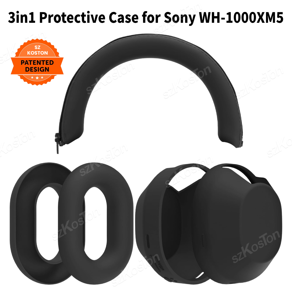 3'ü 1 arada Silikon Koruyucu K - Sony Headphone Wh-1000Xm5 incelemesi ve fiyatı