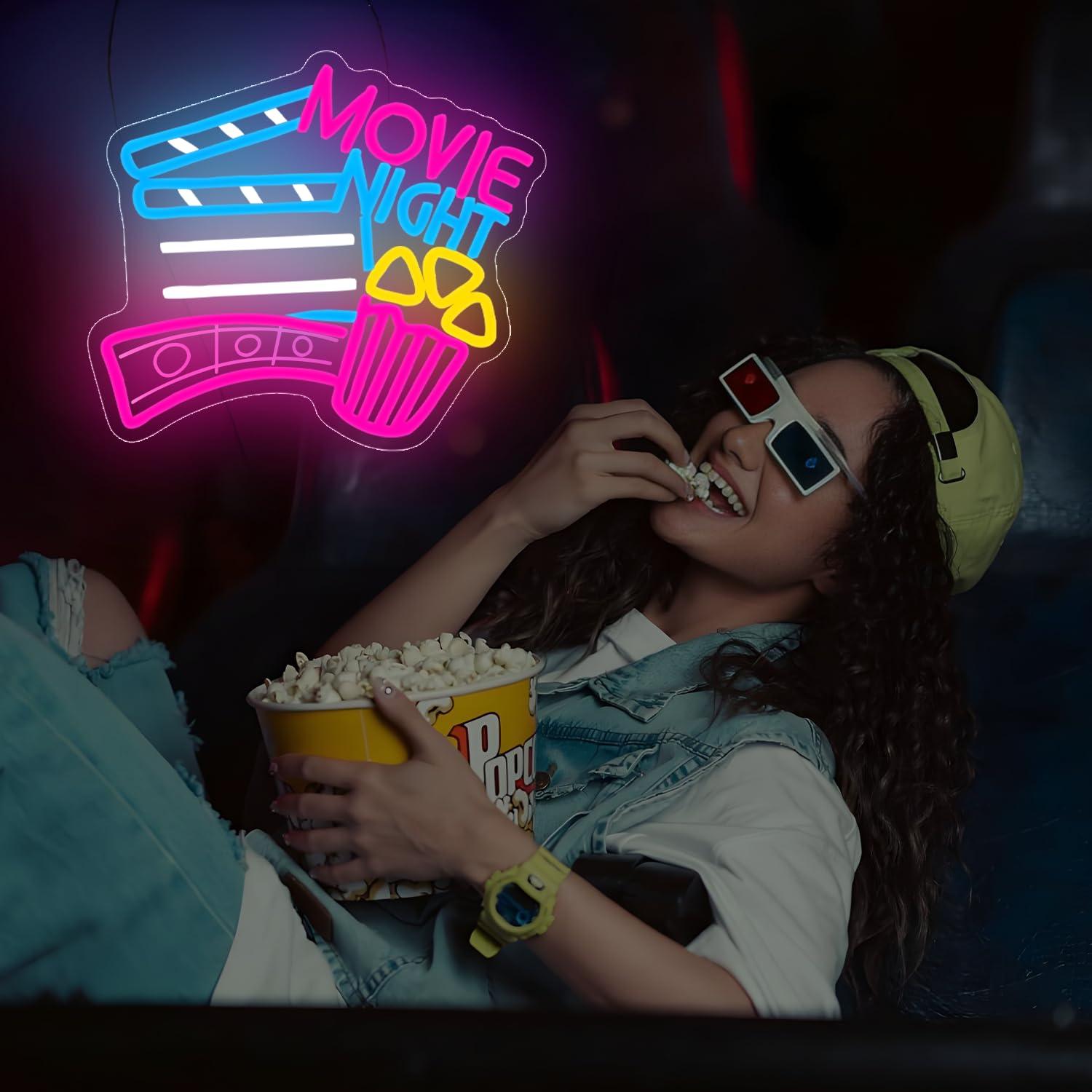 Film Gecesi Neon Tabelası USB  - Home Cinema Gifts incelemesi ve fiyatı