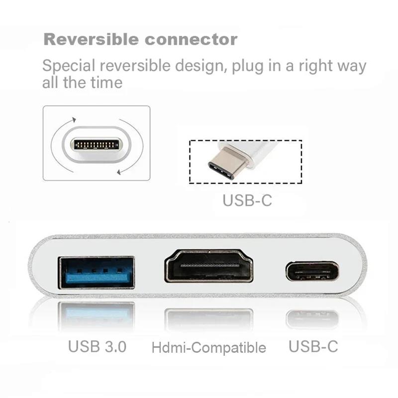 USB-C - HDMI uyumlu 3'ü 1 Arad - Home Cinema Usb incelemesi ve fiyatı