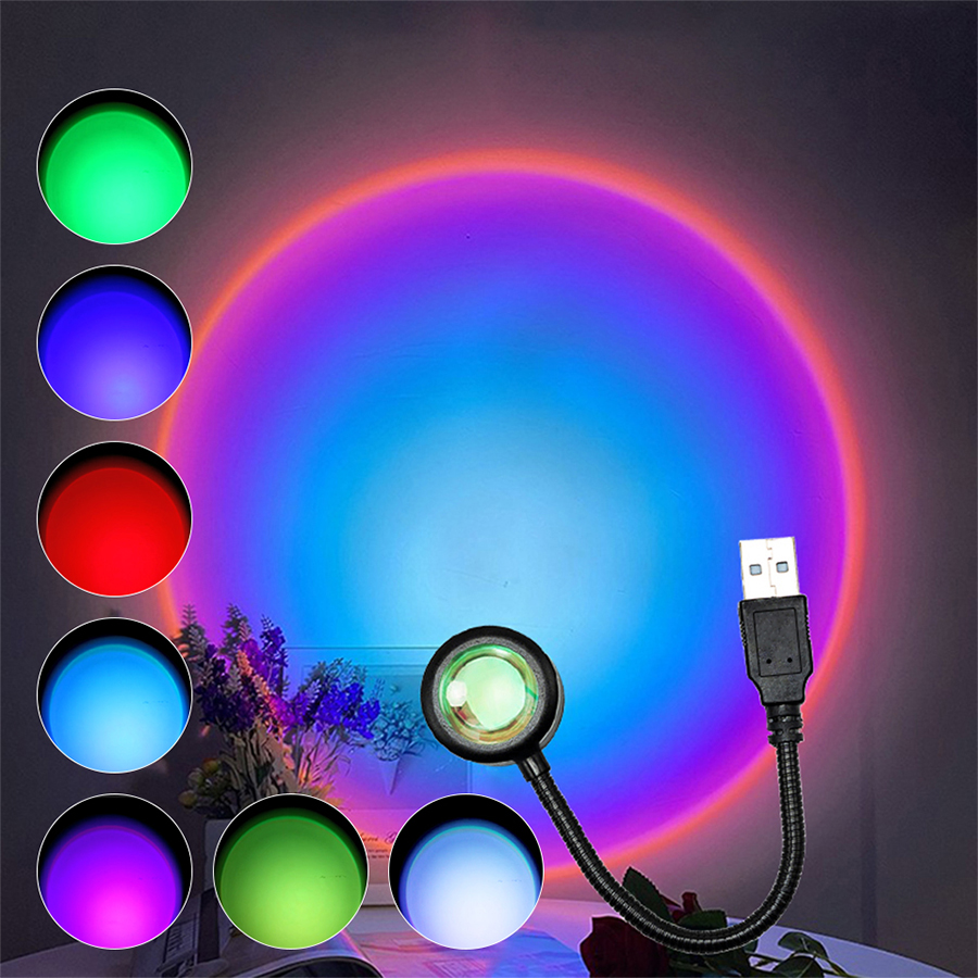 USB LED Gün Batımı Lambası Pro - Home Cinema Led Projector incelemesi ve fiyatı