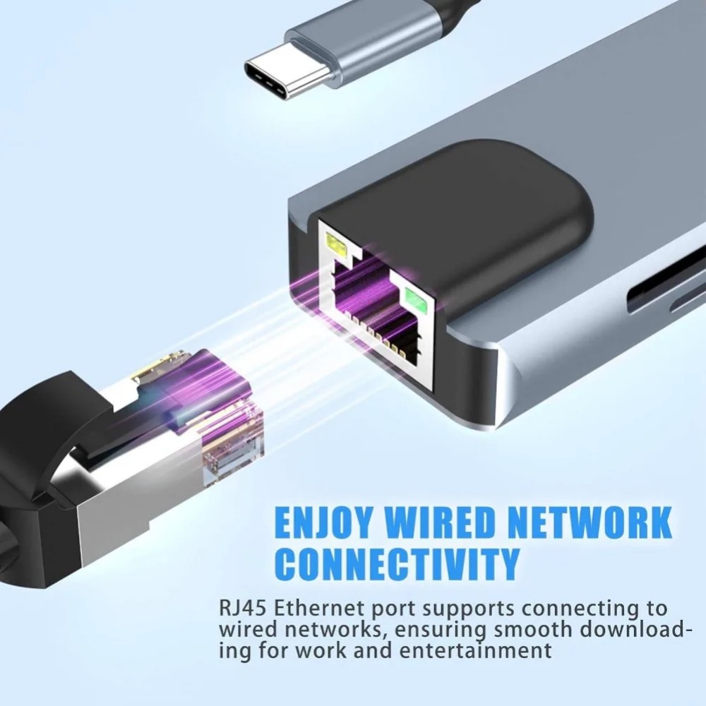 USB C Hub 8/7'si 1 arada 4K HD - Home Cinema Usb incelemesi ve fiyatı