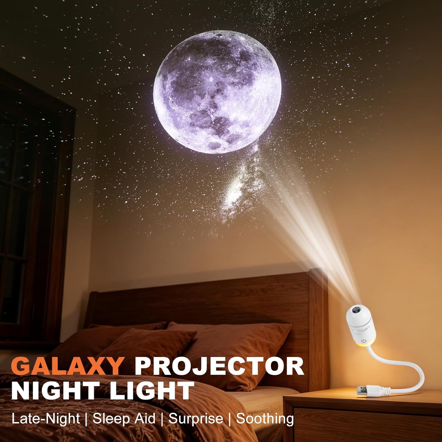 Galaxy Projektör Gece Lambası, - Home Cinema Led Projector incelemesi ve fiyatı