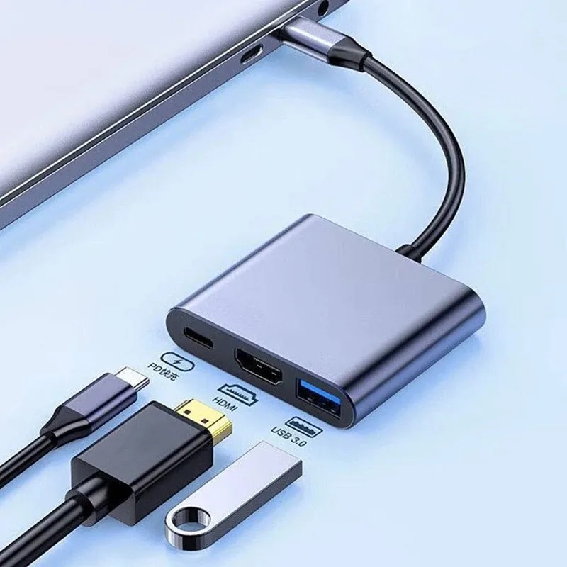 USB C HUB 3in1 Tip C 3.0 - HDM - Home Cinema Usb incelemesi ve fiyatı