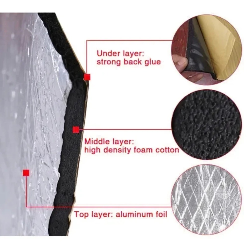 Ekstra Kalın 20mm Araba Ses Ya - Noise Isolating Pad incelemesi ve fiyatı