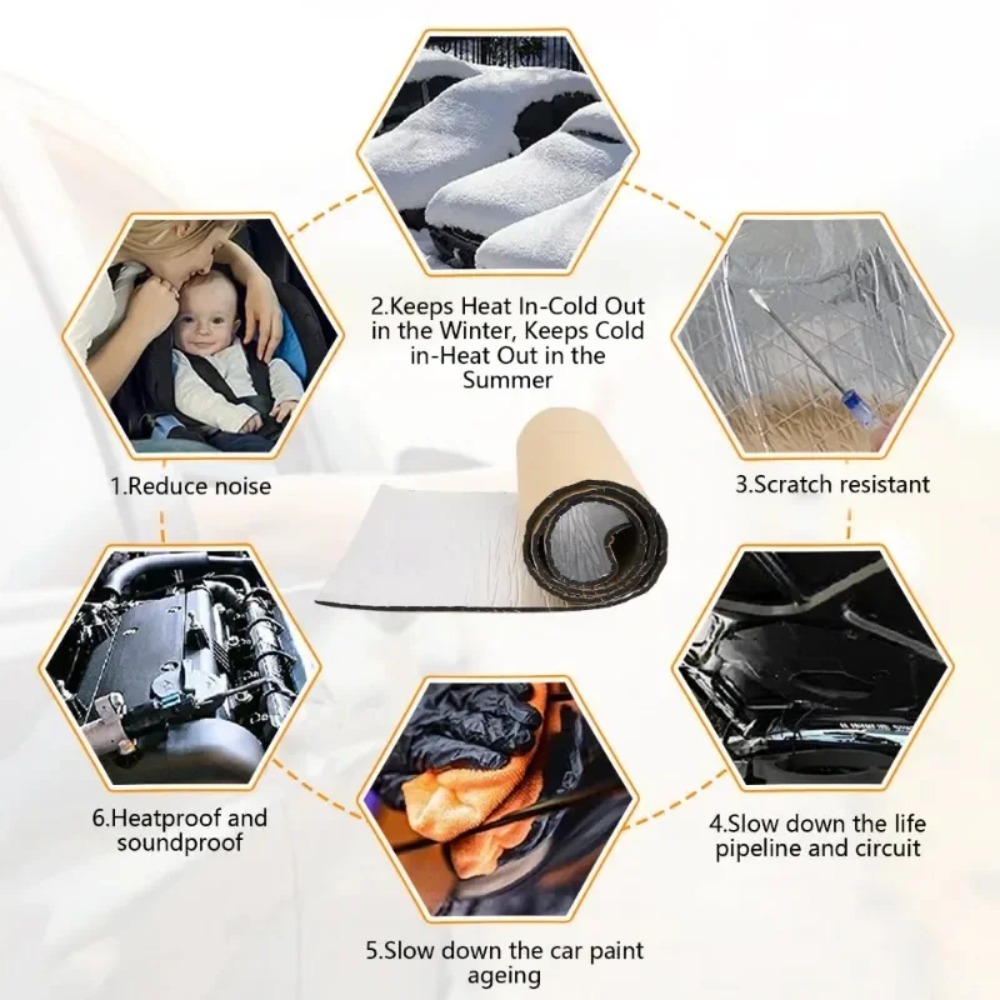 Ekstra Kalın 20mm Araba Ses Ya - Noise Isolating Pad incelemesi ve fiyatı