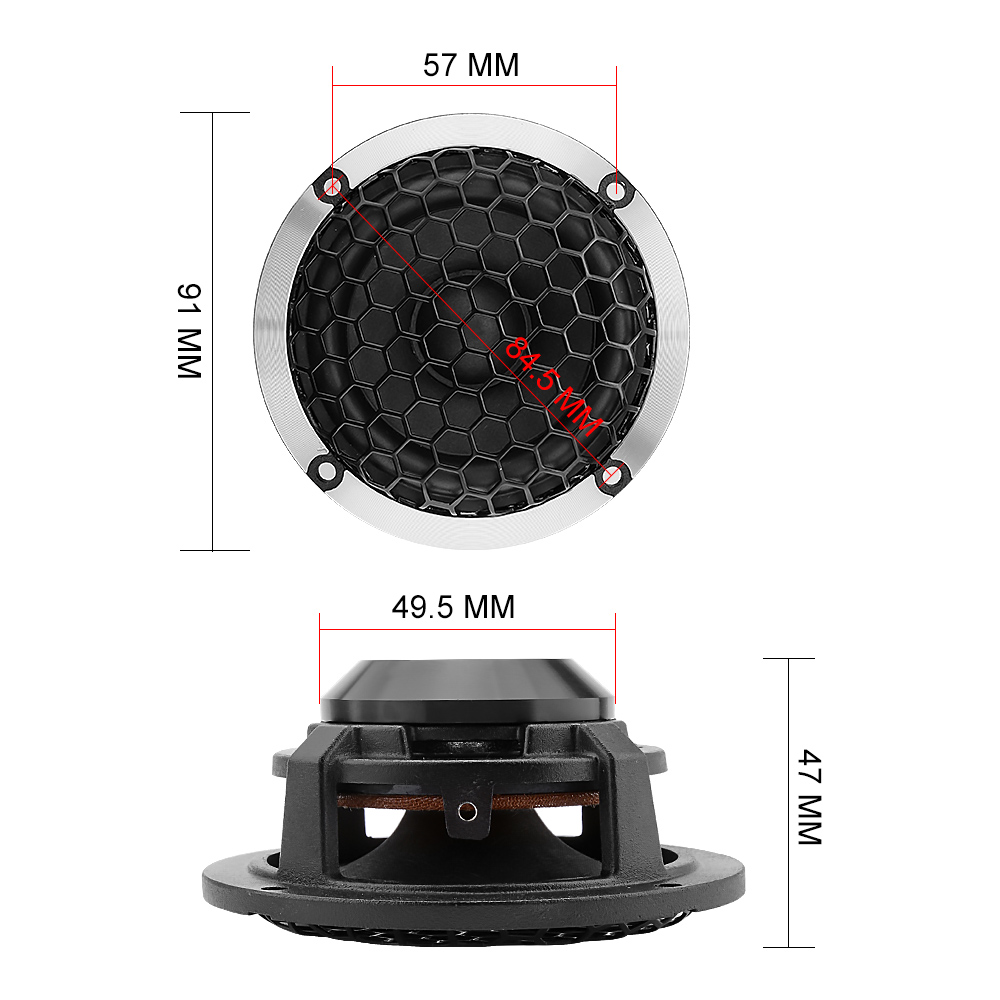 AIYIMA 2 Adet 3 İnç 4 Ohm 15W  - Home Cinema Complet incelemesi ve fiyatı
